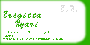 brigitta nyari business card